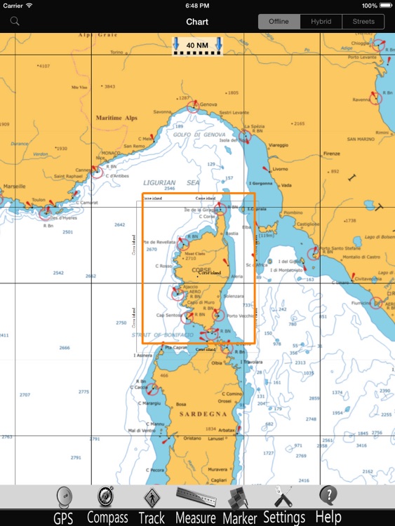Corse GPS Nautical Charts Pro screenshot-3
