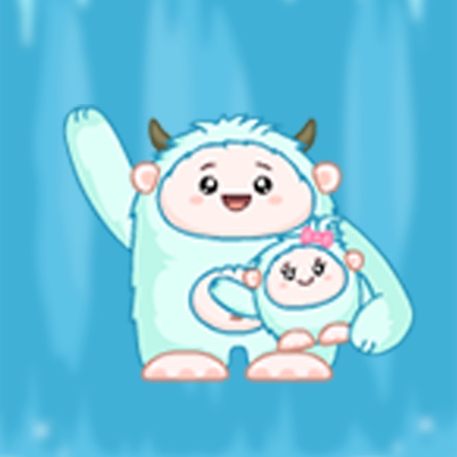 White bubbles-fun adventure boy icon