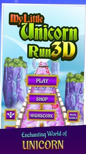 My little unicorn runner 3D