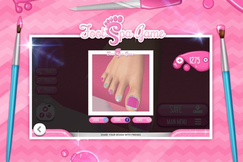 Foot Spa Game – Make Fashion Toe Nail Designs screenshot 4