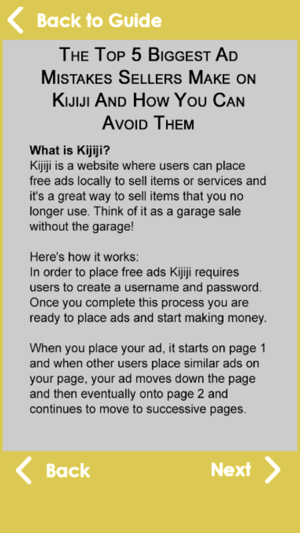 best way to make money on kijiji