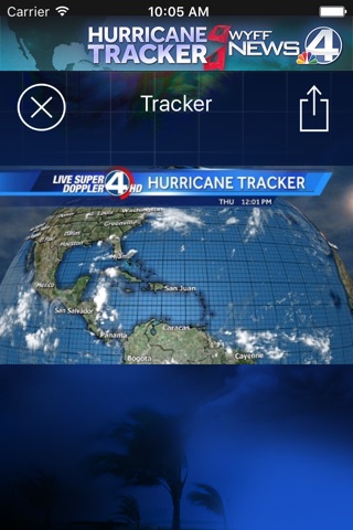 Hurricane Tracker WYFF 4 screenshot 2