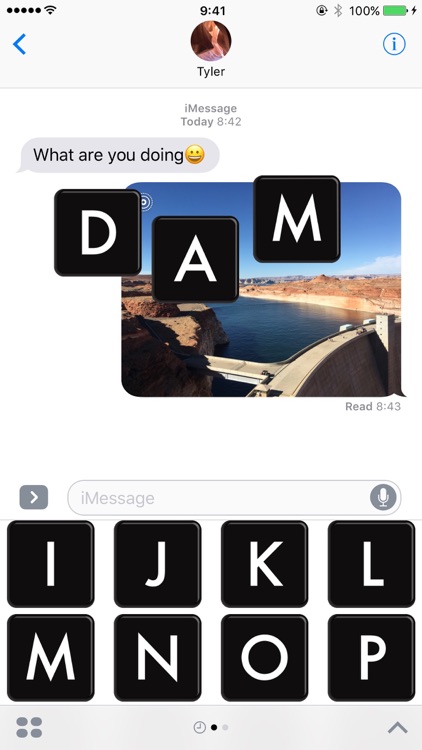 Keyboard Sticker for iMessage screenshot-0