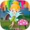 Girls Coloring Book Little Fairies - Game For Kids