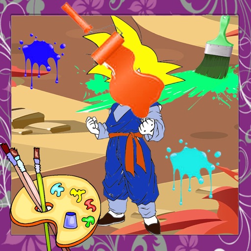Paint For Kids Game Goku Version iOS App