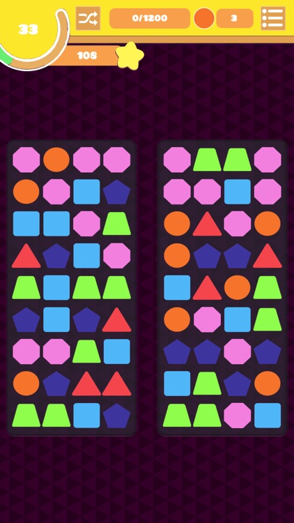 Shape Swap!-Match 4 Puzzle