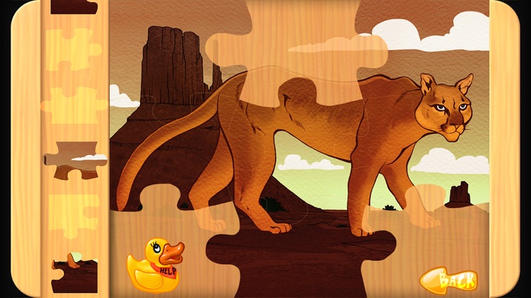 Amazing Wild Animals Jigsaw Puzzles - The animal puzzle game for kids lite screenshot-3