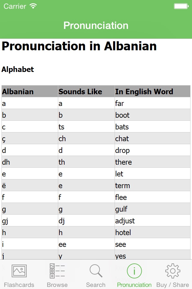 Albanian Flashcards with Pictures Lite screenshot 2