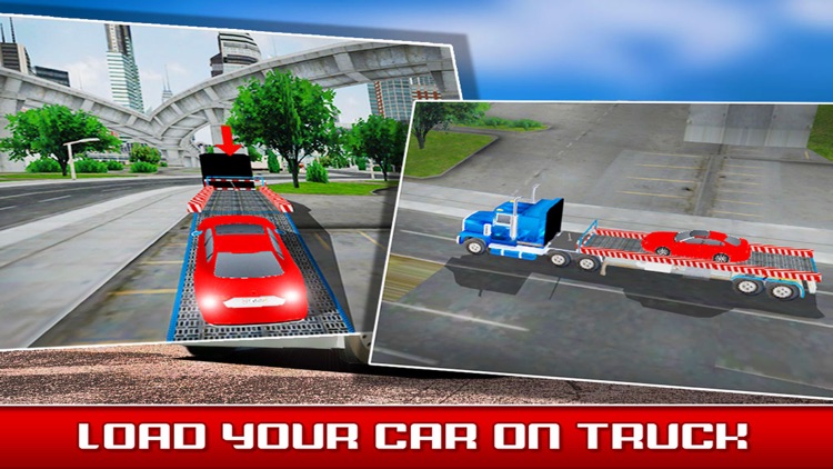 Car Transport Truck Trailer Parking Simulator