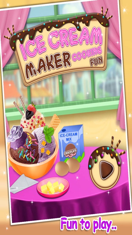 Ice Cream Maker - Cooking Fun Free kids learning game