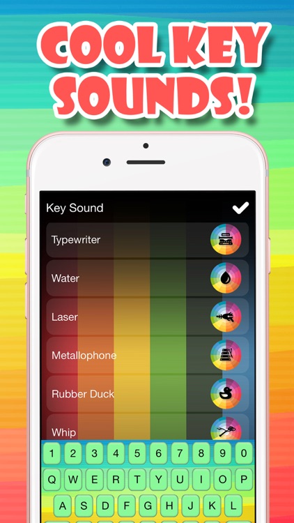 Colored Keyboard Maker – Colorful Backgrounds and New Emojis in Custom Keyboard Theme Free screenshot-4