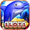 Dolphin Golden Reef Slots Machine Game - Treasure Casino Deluxe on the Blue Island