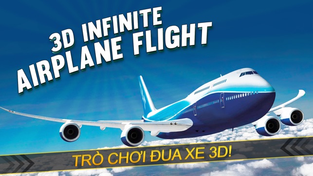 3D Vô cực bay Máy bay - Đua xe Trò chơi miễn ph‪í‬