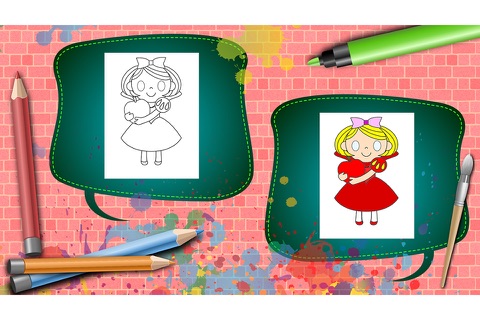 Coloring Book Kids Stories screenshot 2