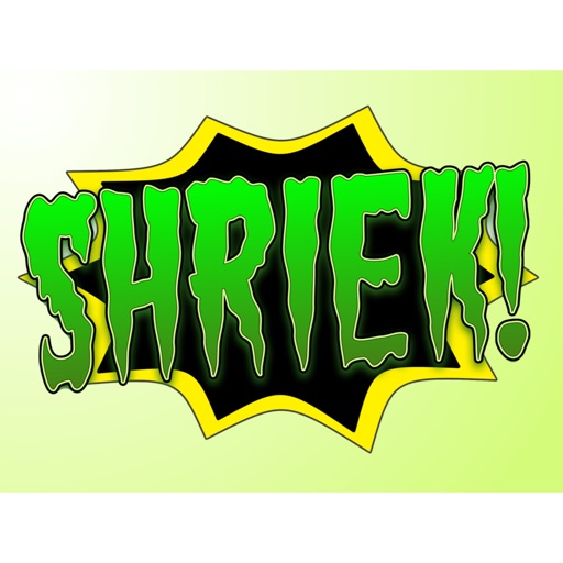 Shriek! Spooky Sound Comic Bubbles iOS App