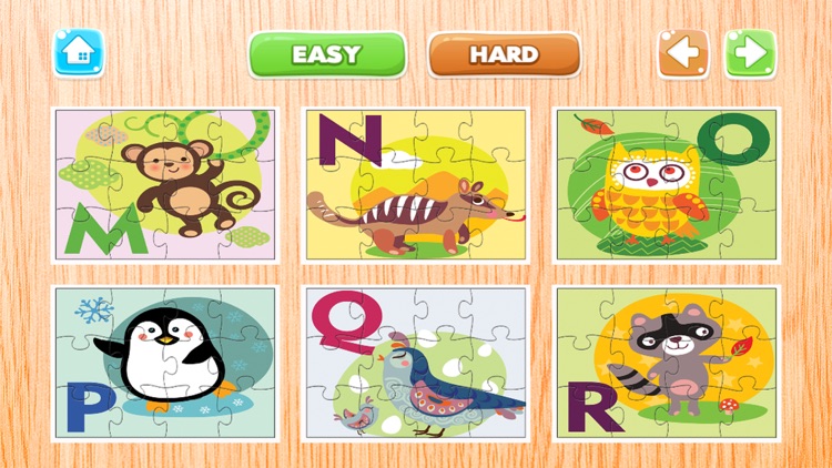 ABC Jigsaw Puzzle for Kids Alphabet & Animals Cute screenshot-3