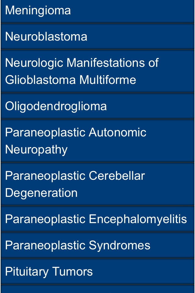neurology guide screenshot 2