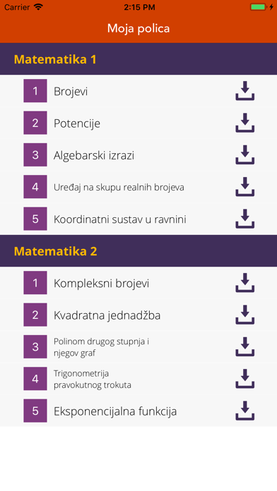 How to cancel & delete e-Škole Matematika 1 & 2 from iphone & ipad 2