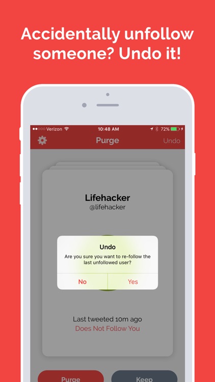 Purge - Manage who you follow screenshot-3