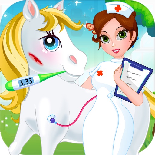 Pony Doctor - Surgery,Spa Salon,makeover & dressup game Icon