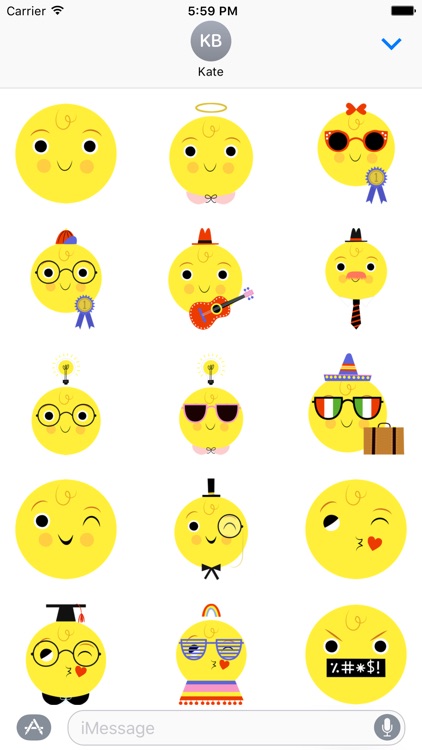 Emoji Pals - Skye stickers