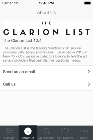 The Clarion List screenshot 2