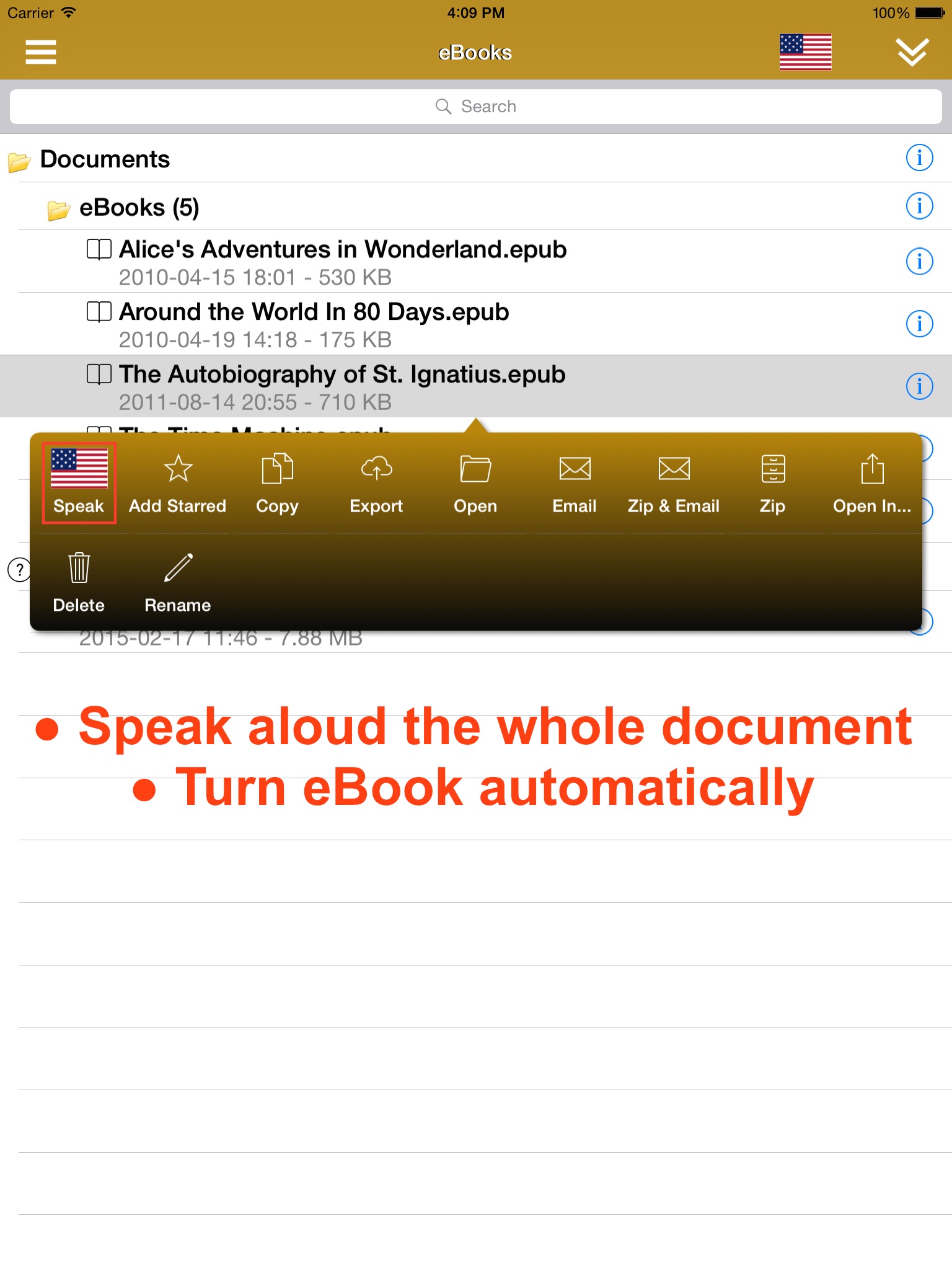 ReadToMe Lite (Text-to-Speech) screenshot 4