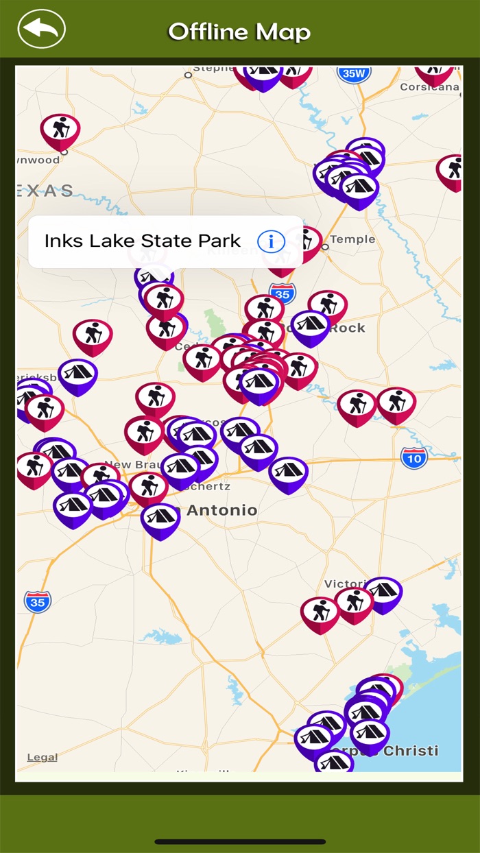 Texas Campgrounds  Trails