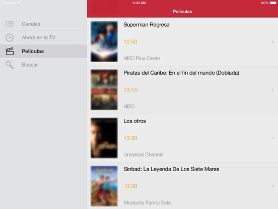 Televisión Chilena para iPad screenshot 2