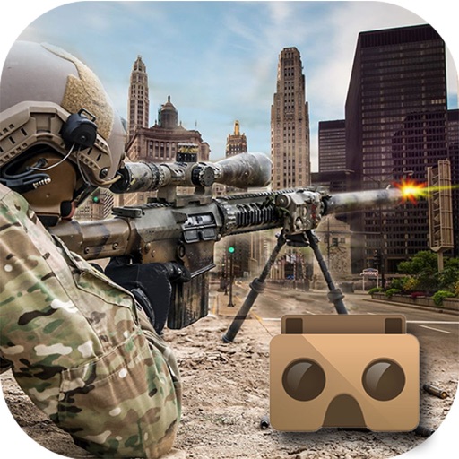 VR American City Sniper 3D Icon