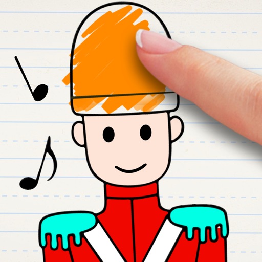 Bedtime Story: Toy Soldier Coloring Book Free iOS App