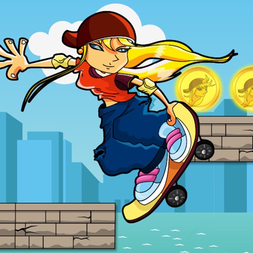 Super Subway Skate Girl Adventure free Icon