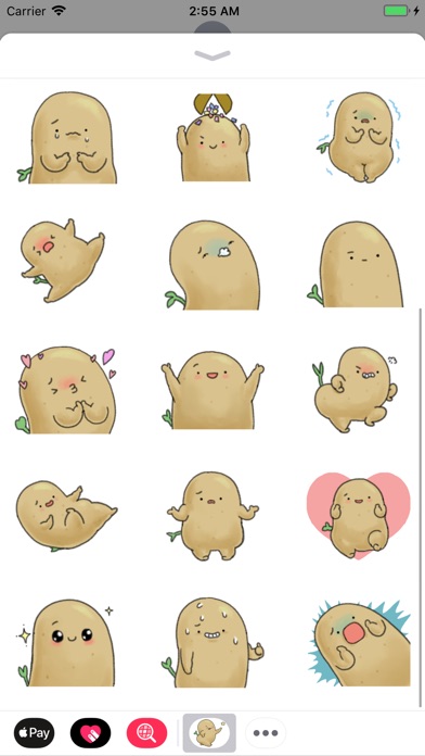 Potato Animated Stickers screenshot 3