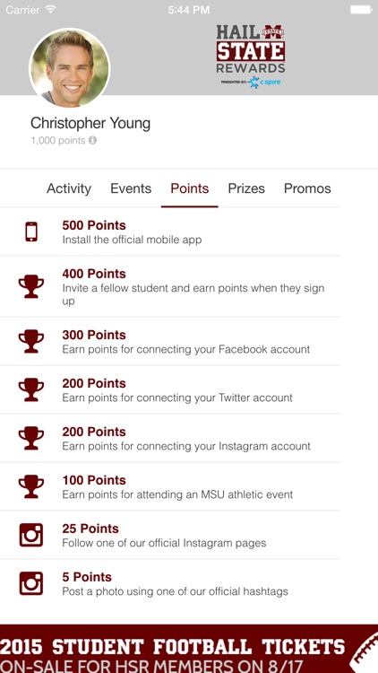 Hail State Rewards