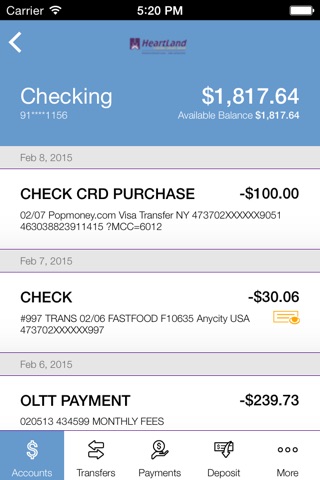 Heartland Federal Credit Union screenshot 3