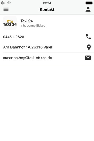 Taxi 24 Inh. Jonny Ebkes screenshot 3