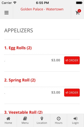 Golden Palace - Watertown Online Ordering screenshot 2