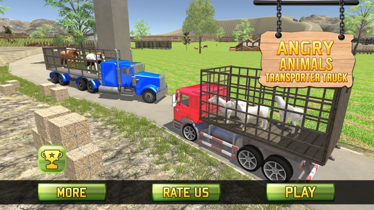 Farm & Zoo Angry Animals Transporter Truck Driving