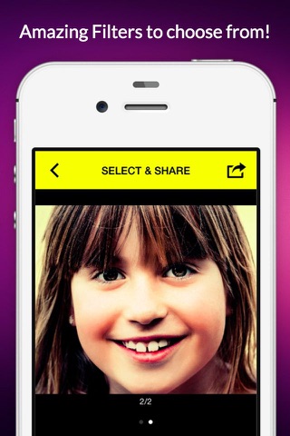 Smile Selfie Cam with Filters - Automatically takes pics as you smile screenshot 2