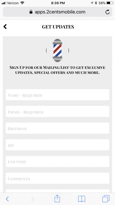 My Barber Membership App screenshot 3