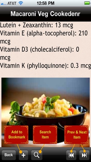 Food Vitamin Index List 1800+(圖2)-速報App