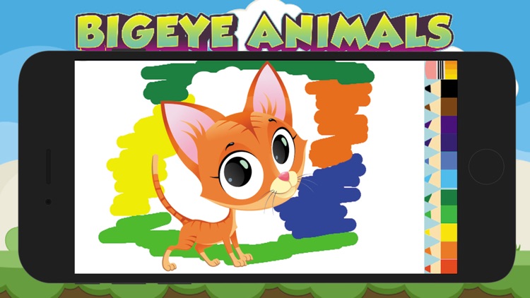 Bigeye Animals Coloring Marker