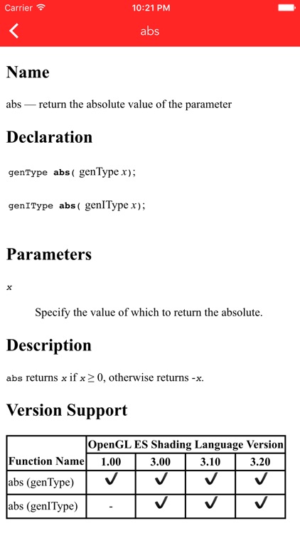 OpenGL ES Reference