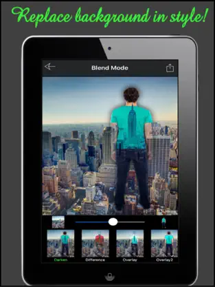 Screenshot 1 Photo Over.lay - Background Erase.r and Blend.er Edit.or iphone
