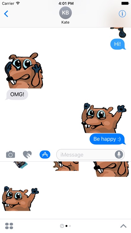 Beaver Time - stickers, emojis, smiles