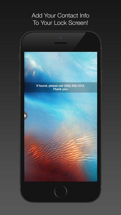 If Found Lock Screen 2 screenshot-0