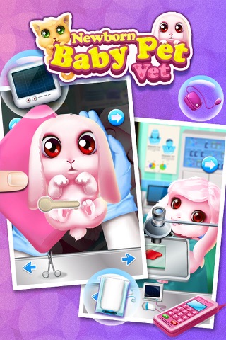 Pet's Newborn Baby Doctor - kids game & new baby screenshot 3