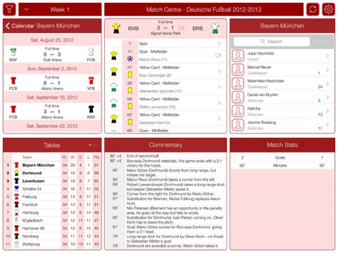 Deutsche Fußball 2012-2013 - Match Centre screenshot 3