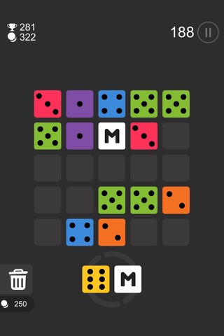 Dice Matrix 100/100 - a Blocks Grid Fit Puzzle Cool World! screenshot 4