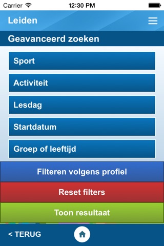 Sportpas screenshot 2